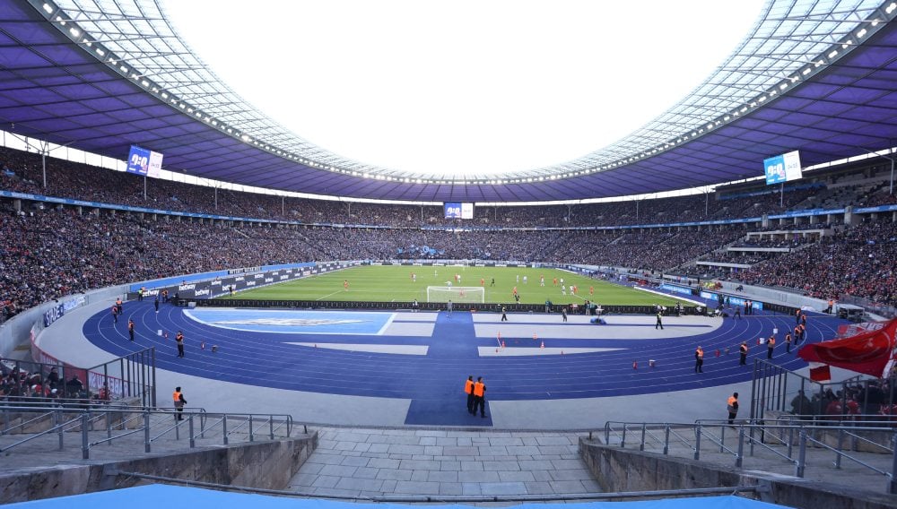 A photo inside the Euro 2024 stadium in Berlin